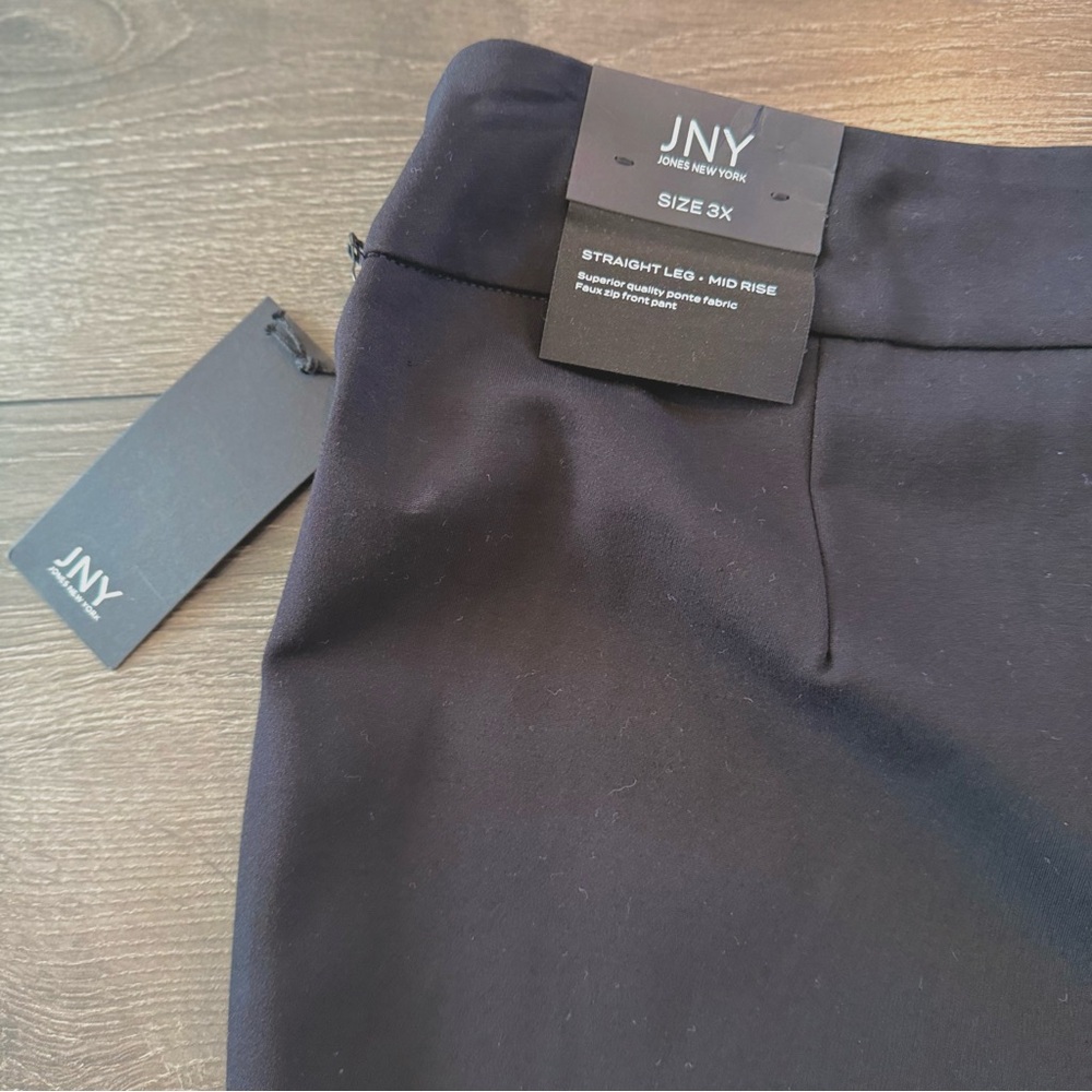Jones New York Black Pull On Trousers 3X - Picture 5 of 9